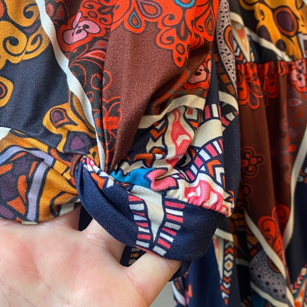 Vibrant Geometric Dress - Picture 2 of 3